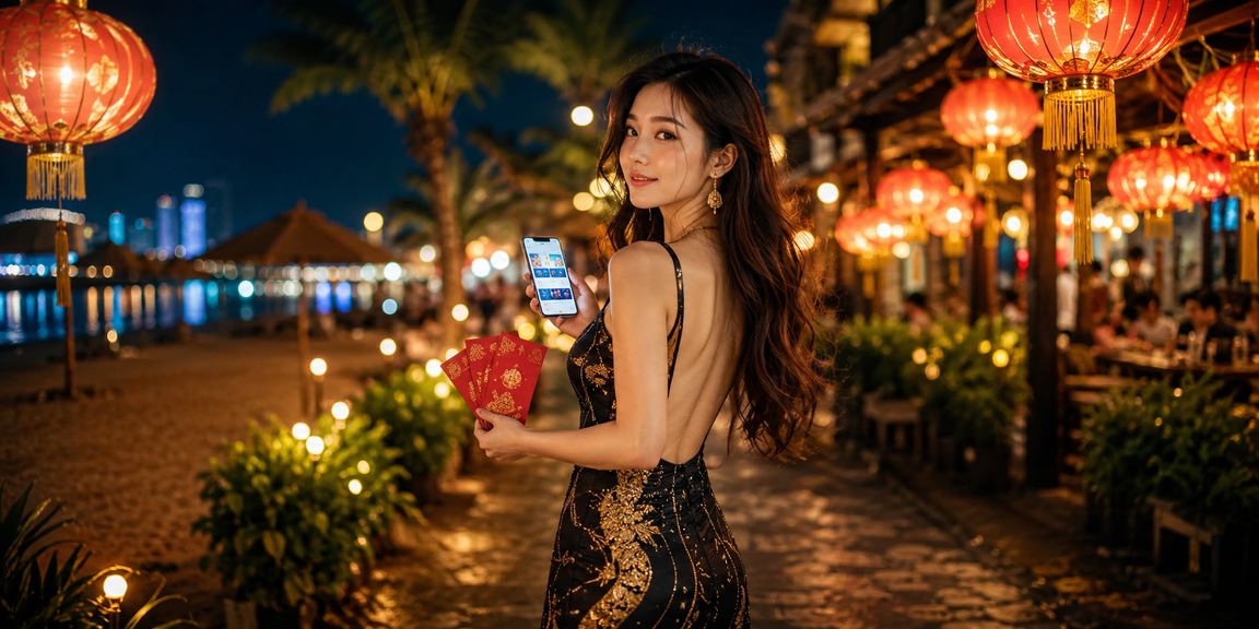 Chương trình bao lì xì bonus tại chợ đêm Đà Nẵng Việt Nam