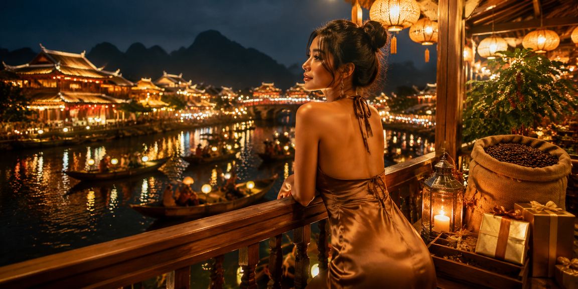 Khung cảnh cuộc chơi casino và không gian cà phê tại Ninh Bình